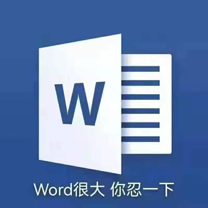 Word很大你忍一下