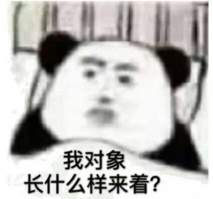 我对象长什么样来着？