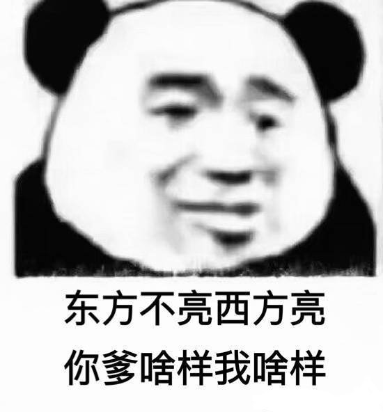 东方不亮西方亮 你爹啥样我啥样