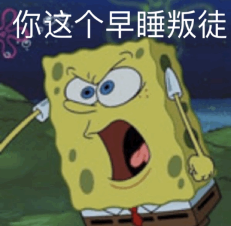 你这个早睡的叛徒