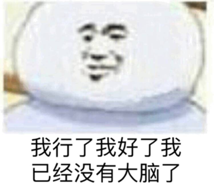 我行了我好了 我已经没有大脑了