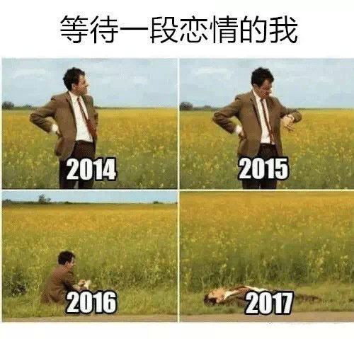 等待一段恋情的我（2014年 2015年 2016年 2017年 ）