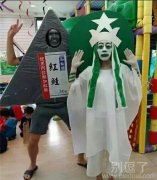 万圣节台湾幼儿园老师cos的星巴克...