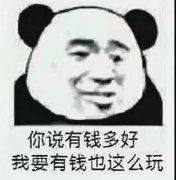 你说有钱多好，我要有钱也这么玩表情包