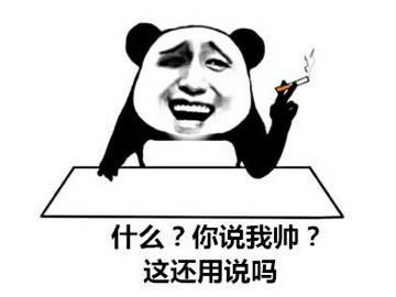 什么？你说我帅？这还用说吗？表情包