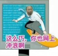 (冲浪表情包)这么巧，你也网上冲浪表情包