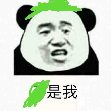 这是我带的绿帽子表情包