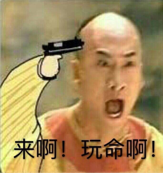 （尔康表情包）来啊 玩命啊 谁怕谁表情包